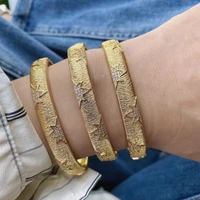 3pcs luxury fashion zircon star pave gold jewelry bangles copper birthday gift bangles women men
