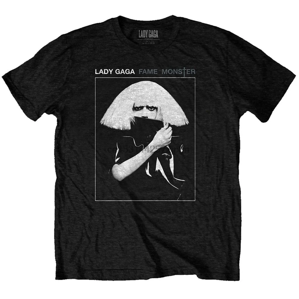 Мягкая облегающая футболка Lady Gaga Fame Monster|Мужские футболки| |