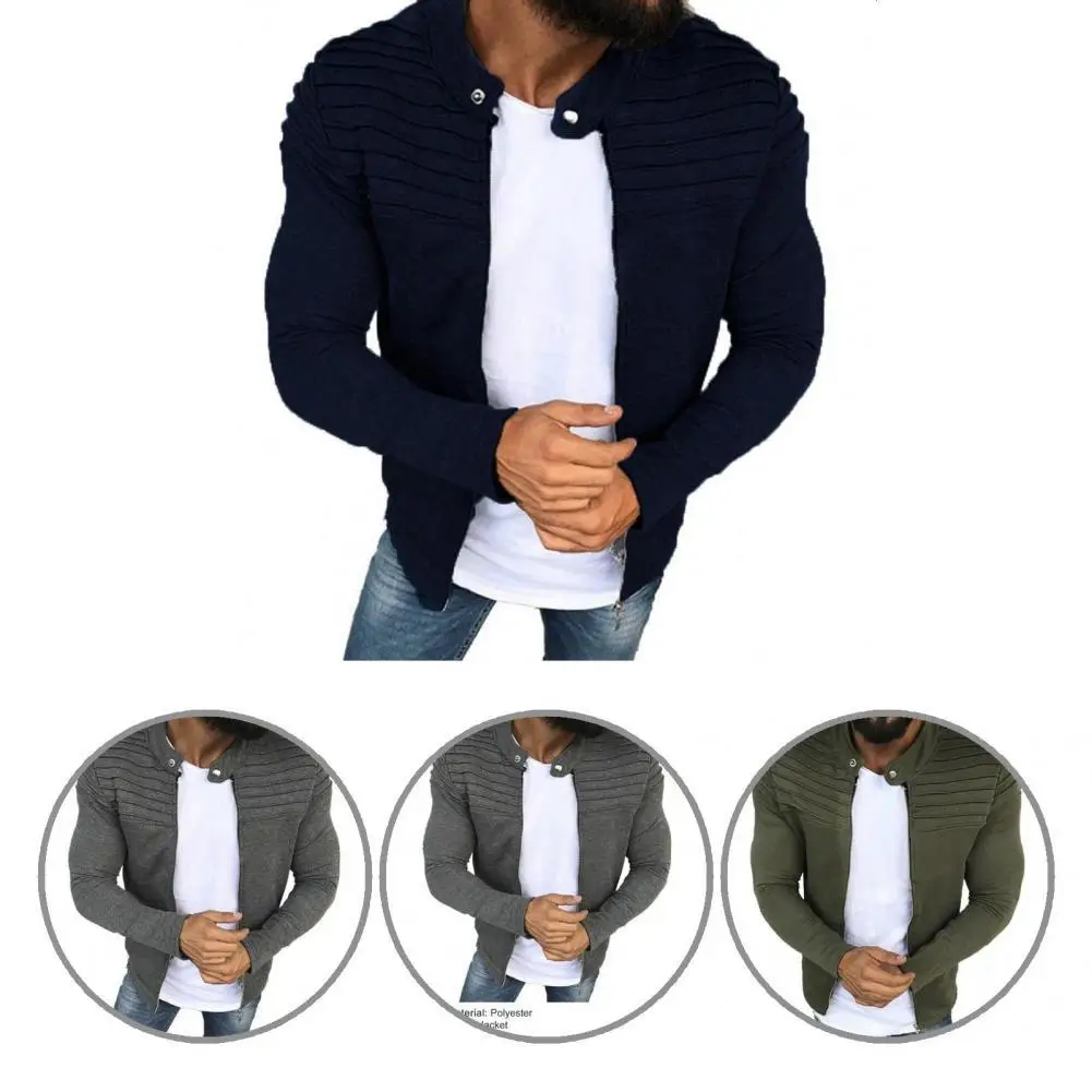 

Мужская мягкая куртка с воротником-стойкой, Повседневная весенняя куртка с воротником-стойкой