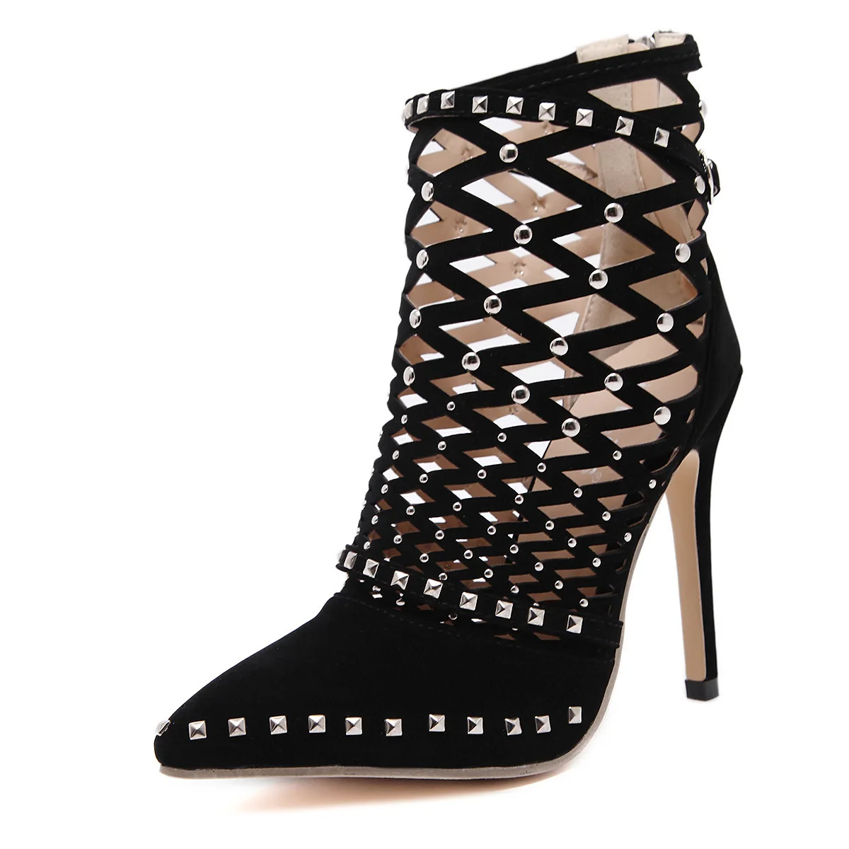

Autumn Rivet Hollow Comfortable Boots