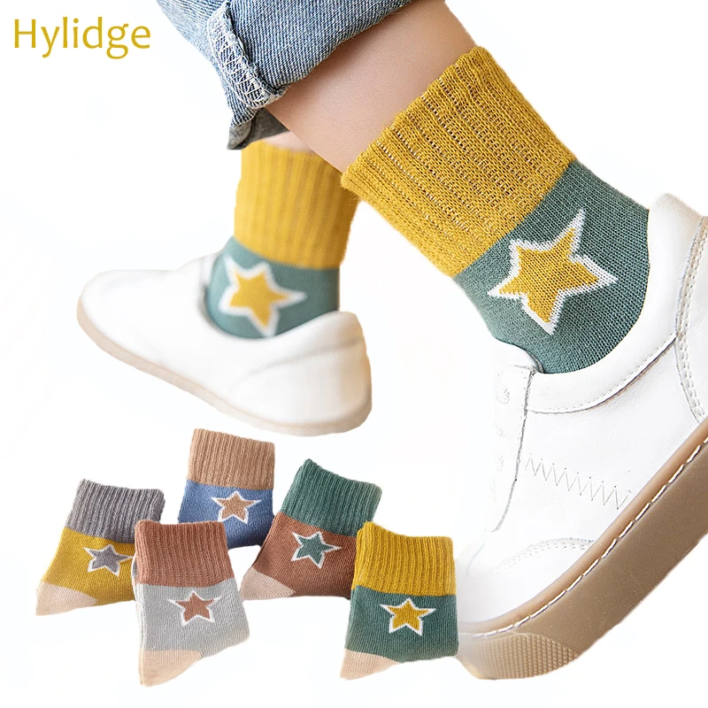 

Hylidge Children's Socks Spring Winter Socks 1-8 years Children Kids Ankle Socks Korean Style Short Socks Baby Girl Boy Socks