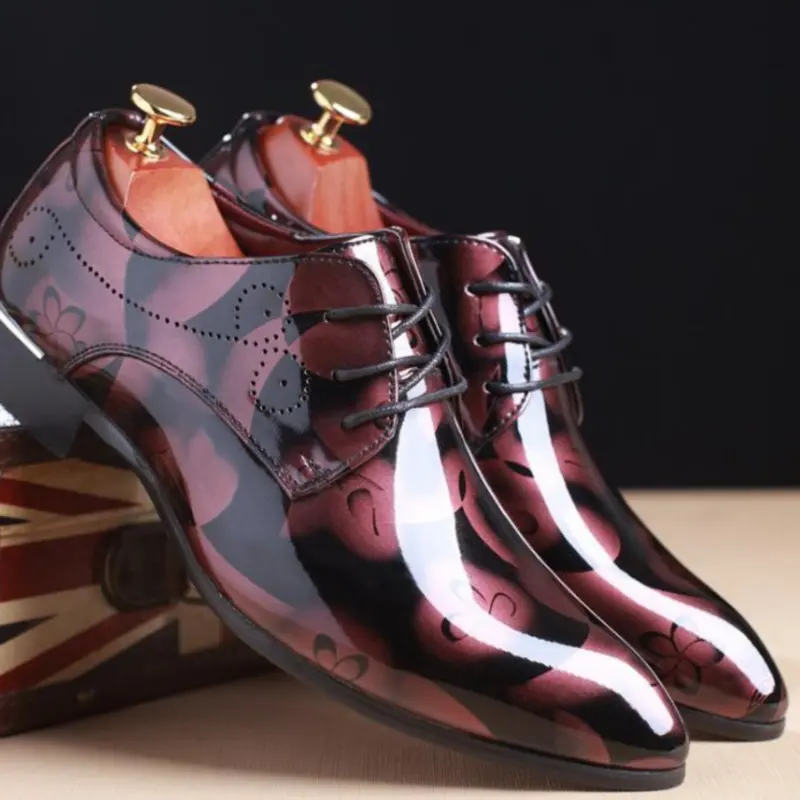 CPI/Новые модные модельные туфли-броги Кожаные туфли на шнурках Повседневные с