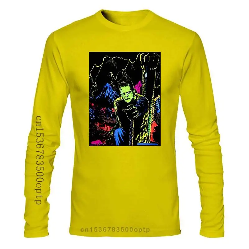 

New Frankenstein V30 Movie Poster T Shirt Navy Purple Black All Sizes S 4Xl