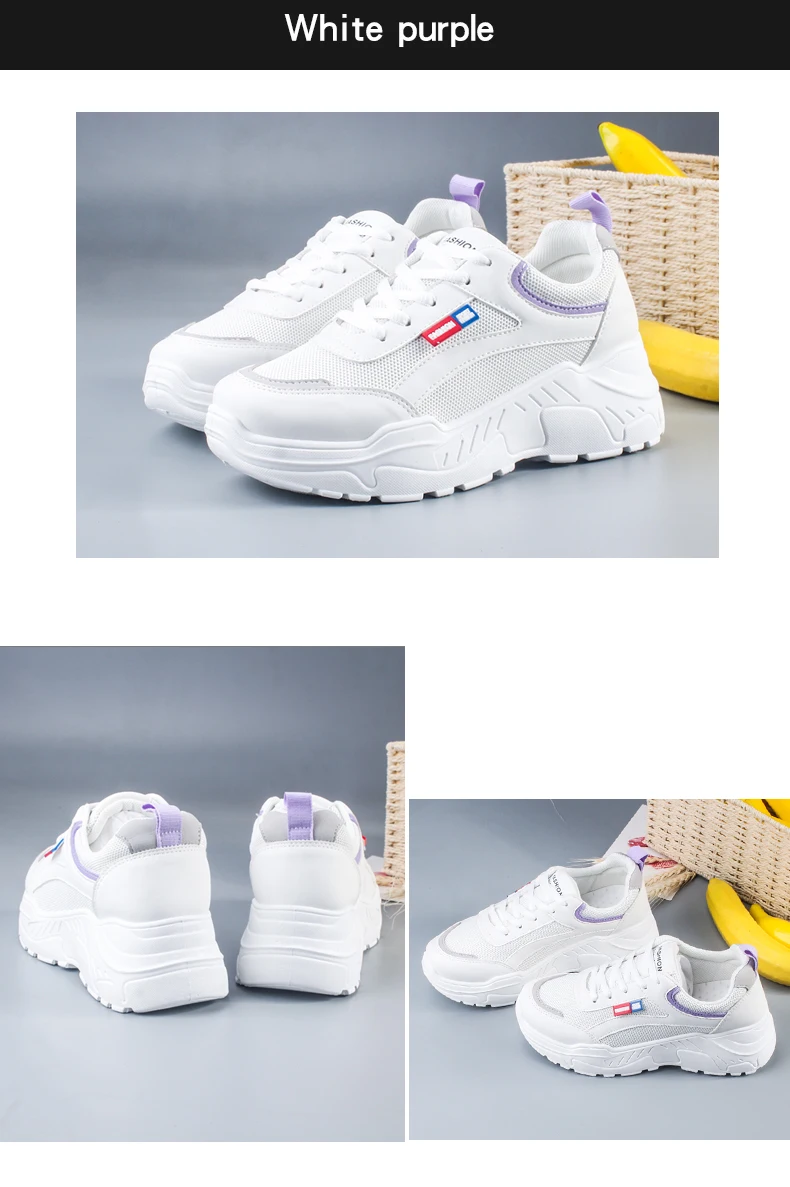 Zapatos mujer casuales nueva moda transpirable encaje, экокожа(полиуретан), Mujer zapatos; Сезон Зима; Zapatillas cuñas sólidas mujeres Zapatillas Zapatos