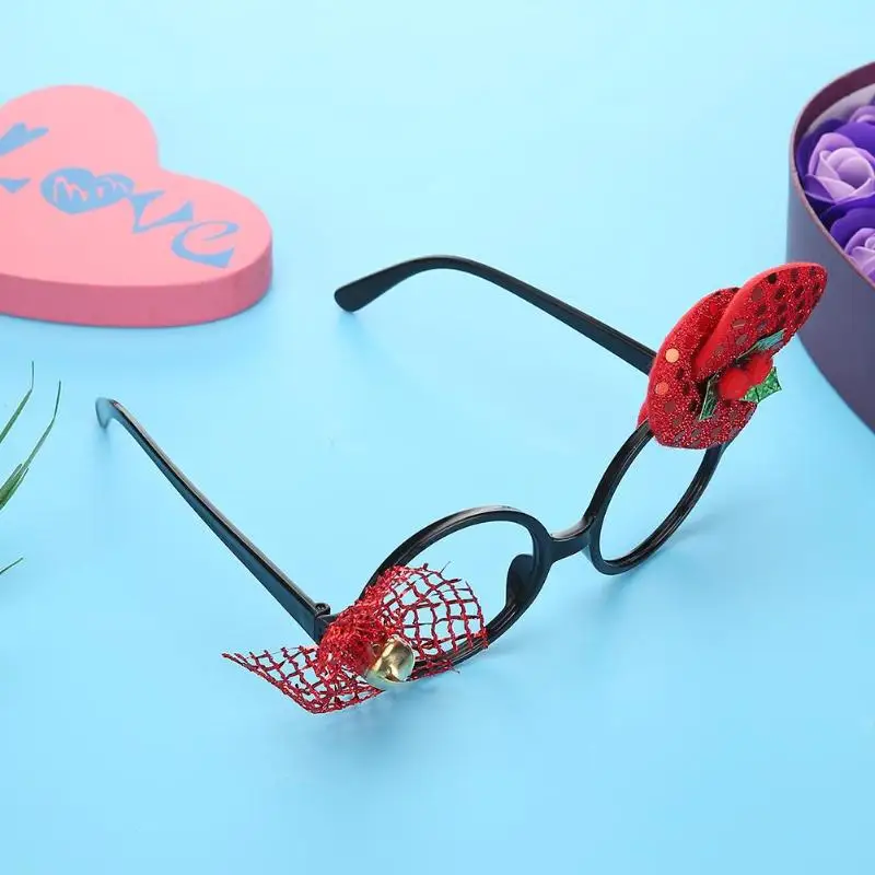 Рождественская вечеринка очки Рамка Рождество DIY новый год фото реквизит