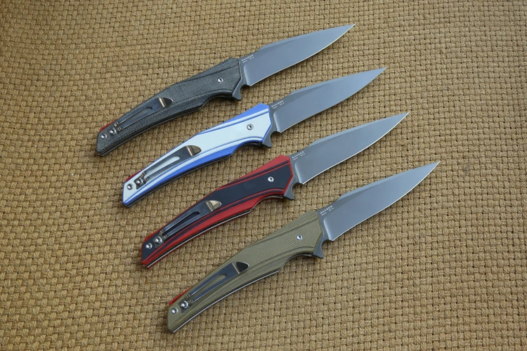 Тактический складной нож MAXACE ranger XW42 лезвие KVT шариковый подшипник рукоятка G10