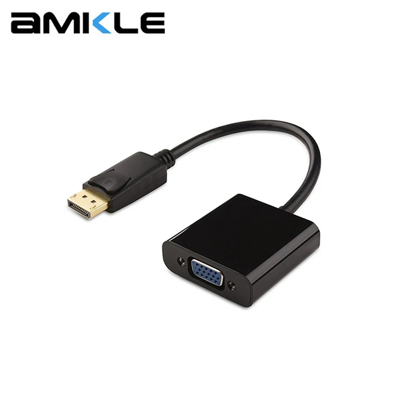 Кабель адаптер Amkle DP VGA штекер DisplayPort гнездовой кабель конвертер для проектора DTV