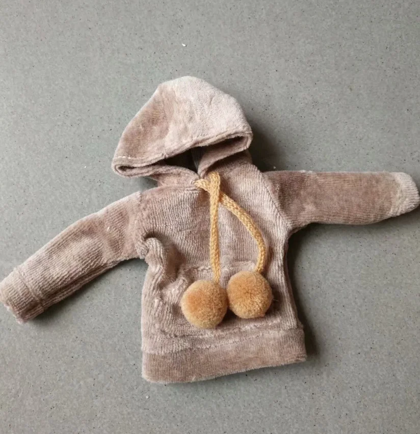 brown Коричневое Пальто ручной работы для Blyth Doll, толстовка, наряды, модная одежда для куклы Blythe Doll, топы для детей, игрушки 1/6, аксессуары для кукол - Цвет: brown