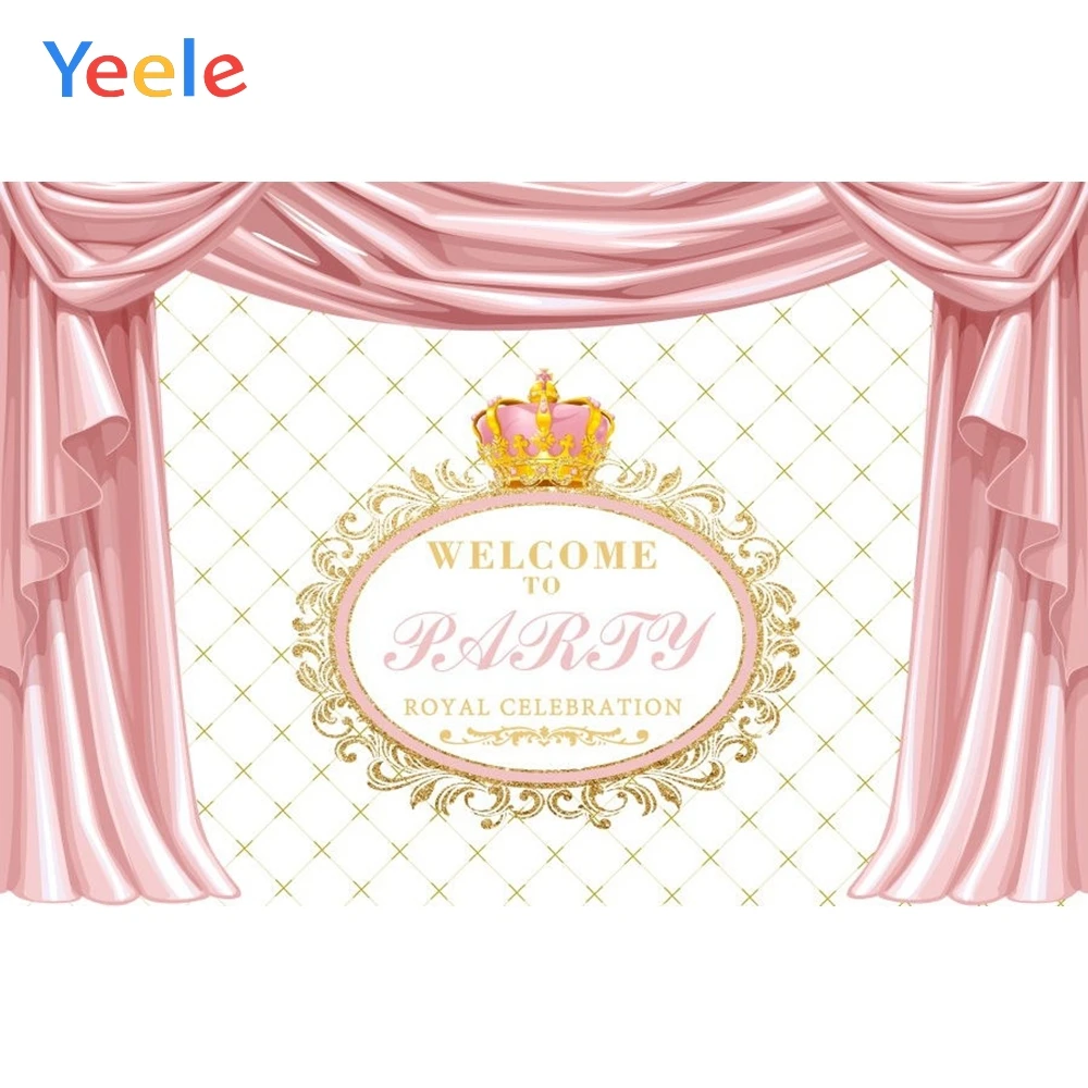 Виниловый вечерние для фотосъемки новорожденных с Королевской короной|Фон