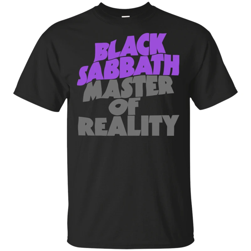 Black Sabbath Master Of Reality Album t Shirt 2019 мужская белая дизайнерская футболка|Мужские