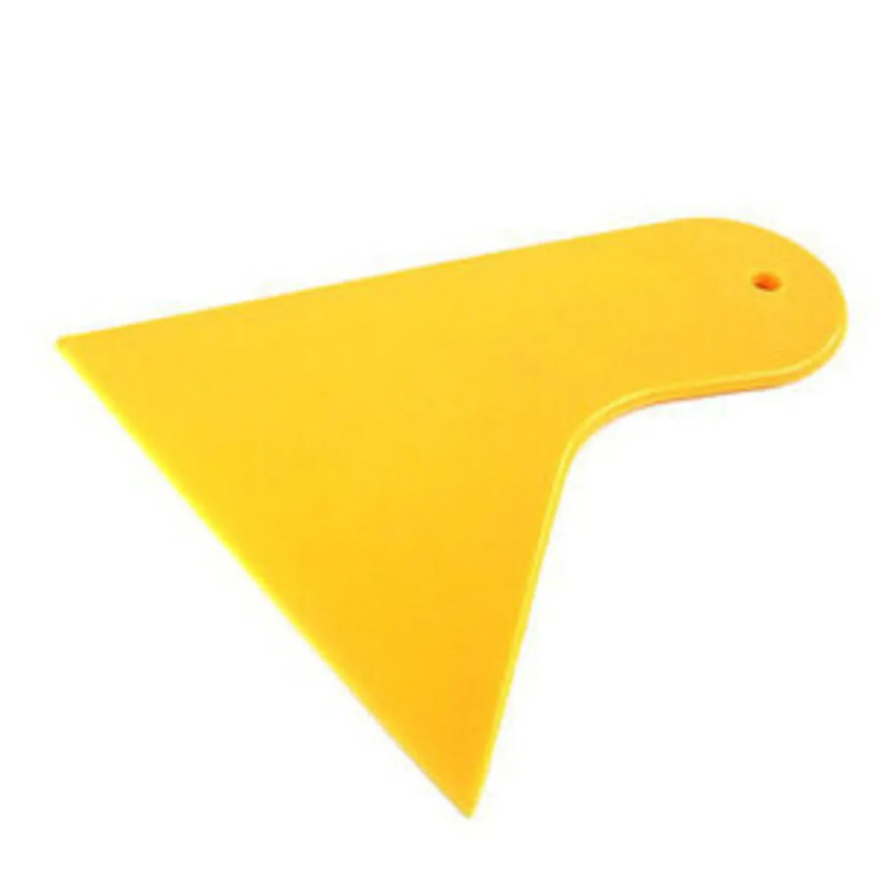 5 шт. автомобильный скребок для наклеек пластины стекло желтый пластик