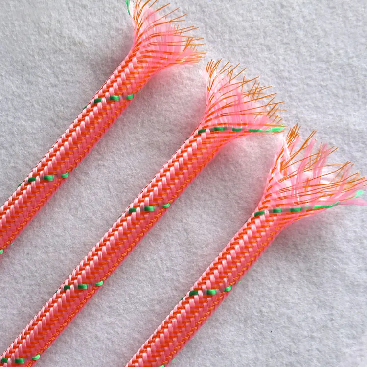 Colorful 4 8 12mm Expanded Braid Sleeve PP Cotton Mixed PET Yarn Soft Wire Wrap Insulated Cable Protection Line Harness Sheath |
