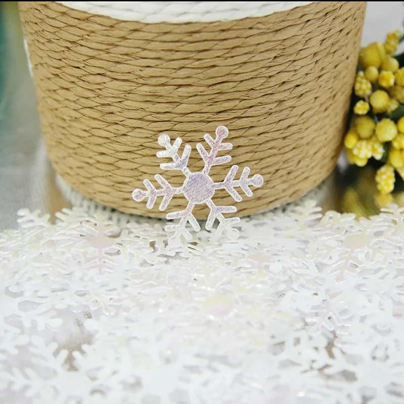 100pcs/bag Snowflake Christmas Decorations for Home Winter Wedding Party Decoration Navidad Happy New Year Supplies | Дом и сад