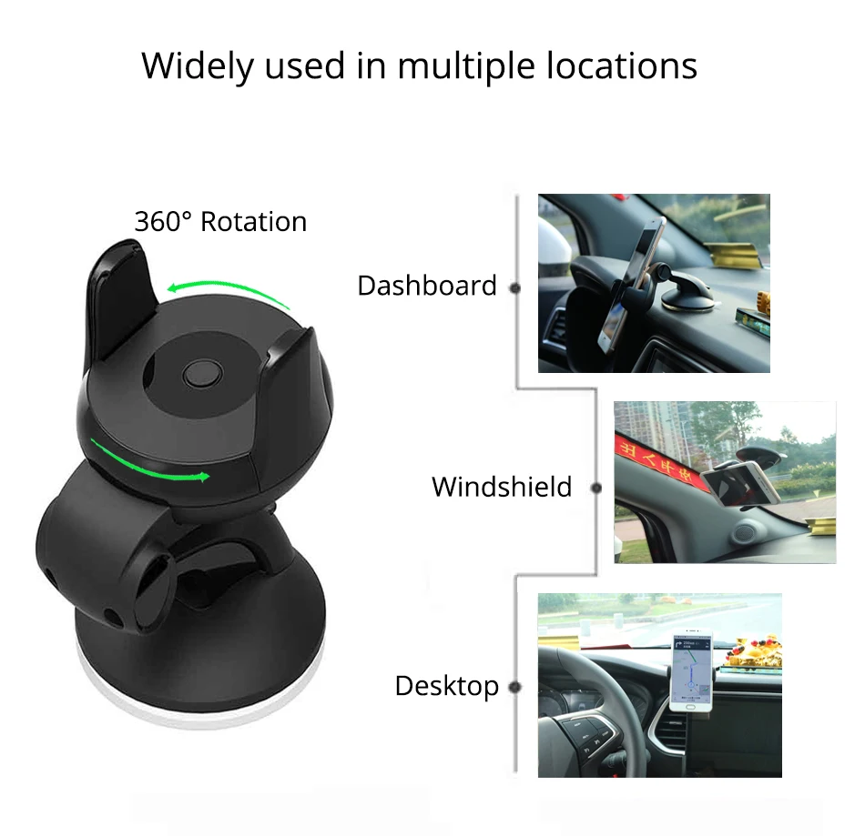 Auto Cell Phone Holder In Car For iPhone 12 Samsung Universal Suporte Carro Porta Celular Mobile Support Telephone Vehicle Stand images - 6