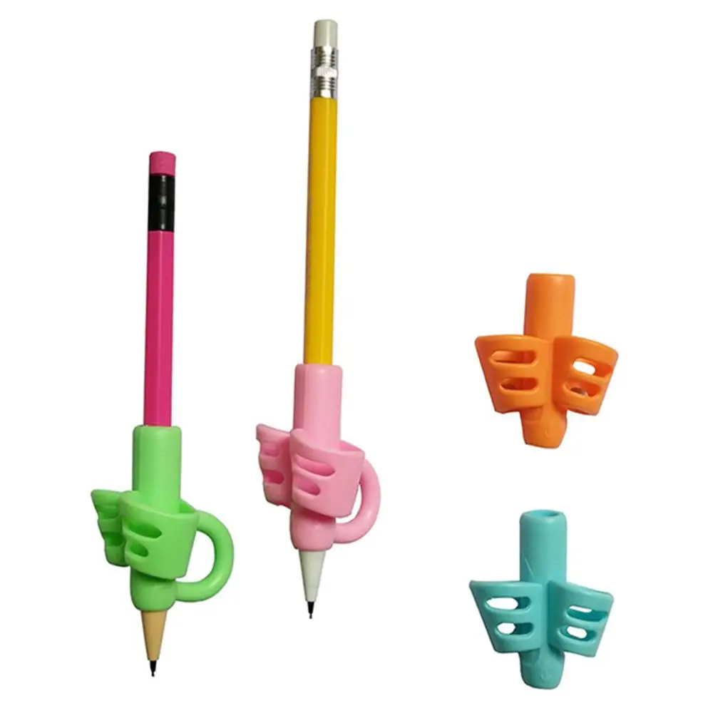 4 шт. 2/3 держатель для карандашей пальцев Детский обучающий инструмент письма
