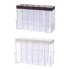 Набор прозрачных банок для специй, емкость для хранения соли и специй, для кухонных приправ, контейнер для хранения инструментов