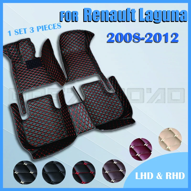 

Car floor mats for Renault Laguna Hatchback 2008 2009 2010 2011 2012 Custom auto foot Pads automobile carpet cover