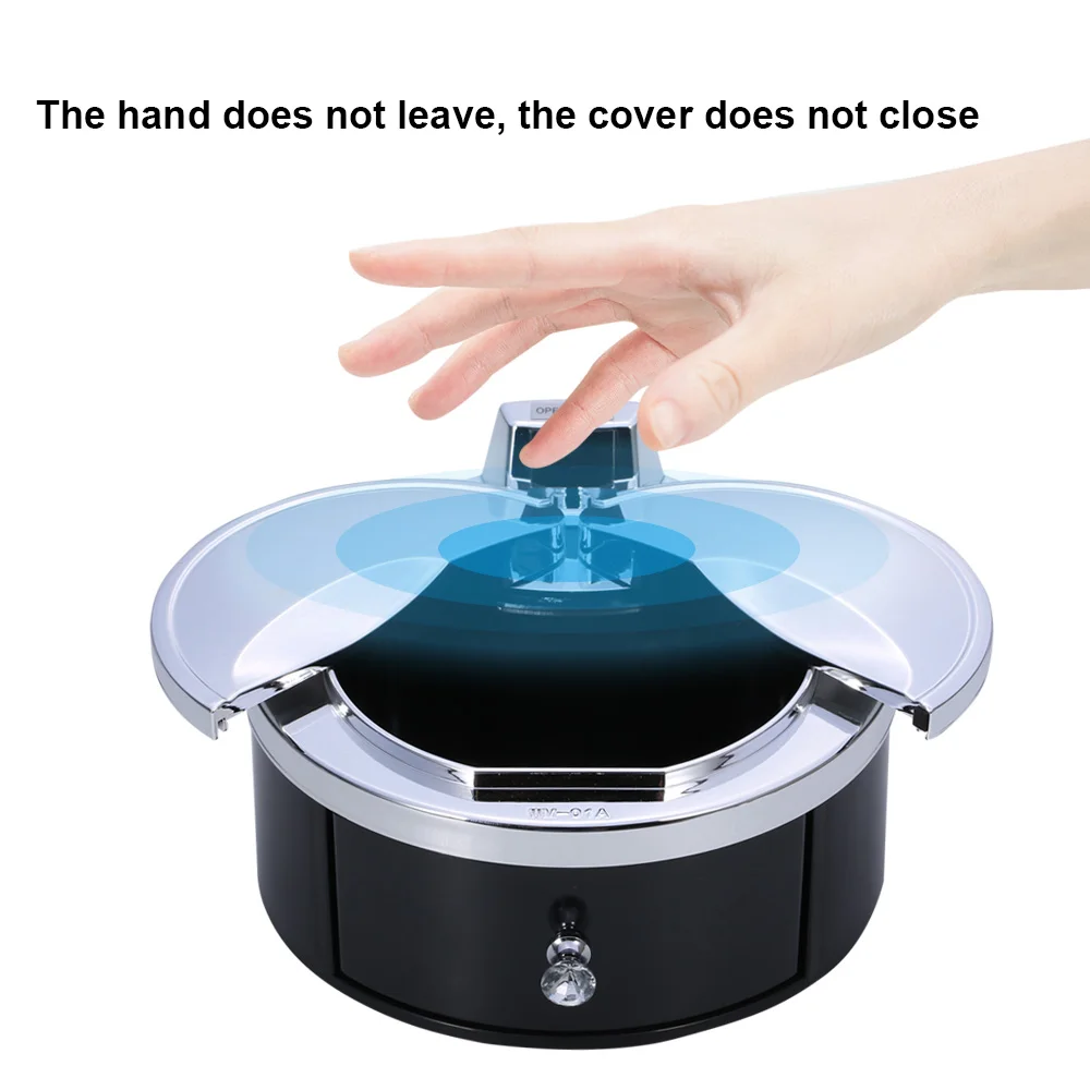 Мини мусорные контейнеры Smart sensor мусорный бак модный офисный ящик для хранения настольный мини маленький мусорный бак пепельница украшение стола