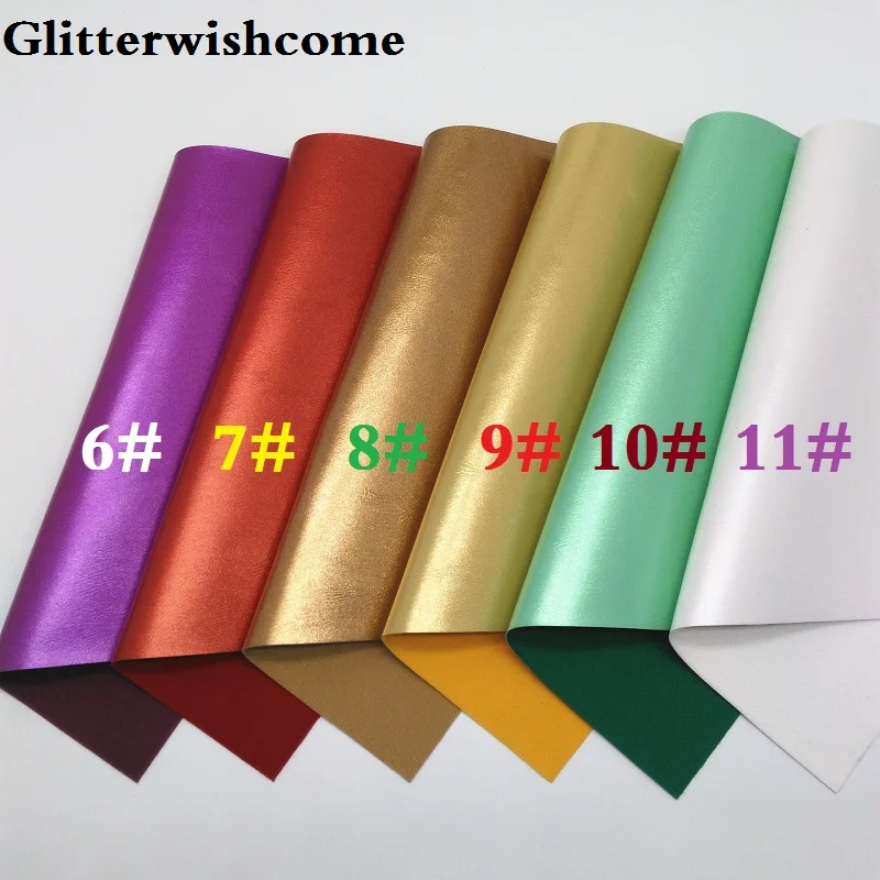 Ткань Glitterwishcome 21x29 см Размер A4 винил для бантов ткань из металлической кожи листы