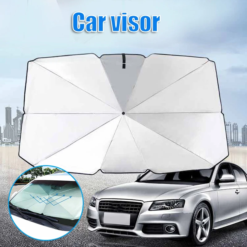 

Car Visor Sunshade Sun Visor Retractable Sun-proof and Heat-insulating Front Windshield Umbrella