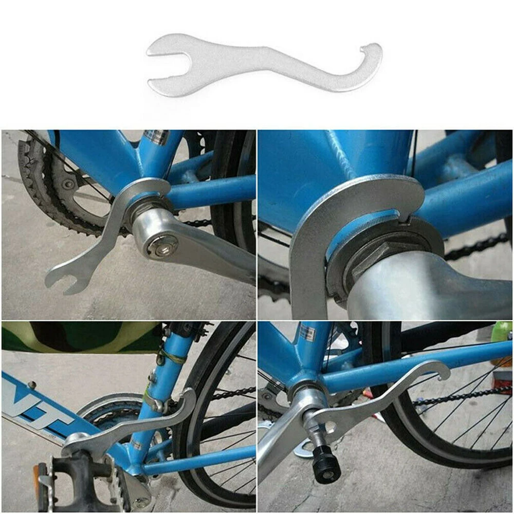 

Bicycle Lock Ring Remover Bottom Bracket Spanner Wrench Bike Repair Parts Tool