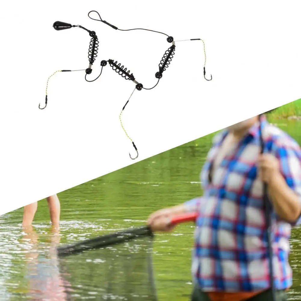 

Легкий веревочный крючок, прочная рыболовная пружина для ловли карпа