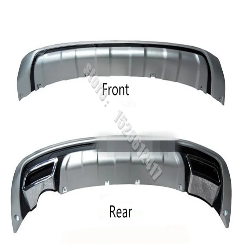 

ABS Chrome Front+Rear bumper cover trim plastic Bumper bars front and rear bumper for 2011-2017 Kia Sportager