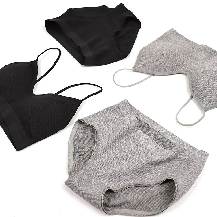 

women lingerie women underwear set bra thong set lingerie set Seamless Cotton Adjusted-straps