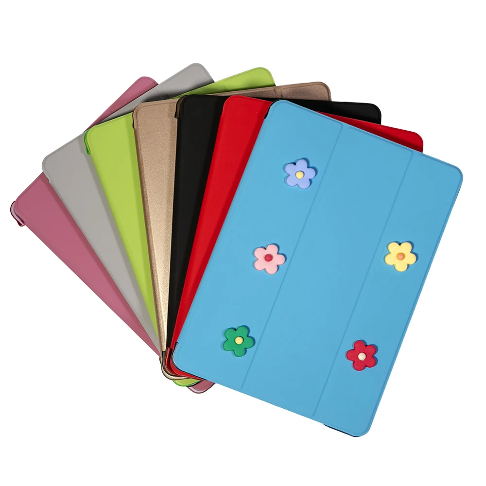 QUWIND 5 цветов ультратонкий тройной складной жесткий чехол-подставка из