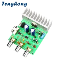 tenghong tda7265 audio amplifiers board 40w2 2 0 channel stereo power sound amplifier dual ac12 15v speaker hifi amplificador