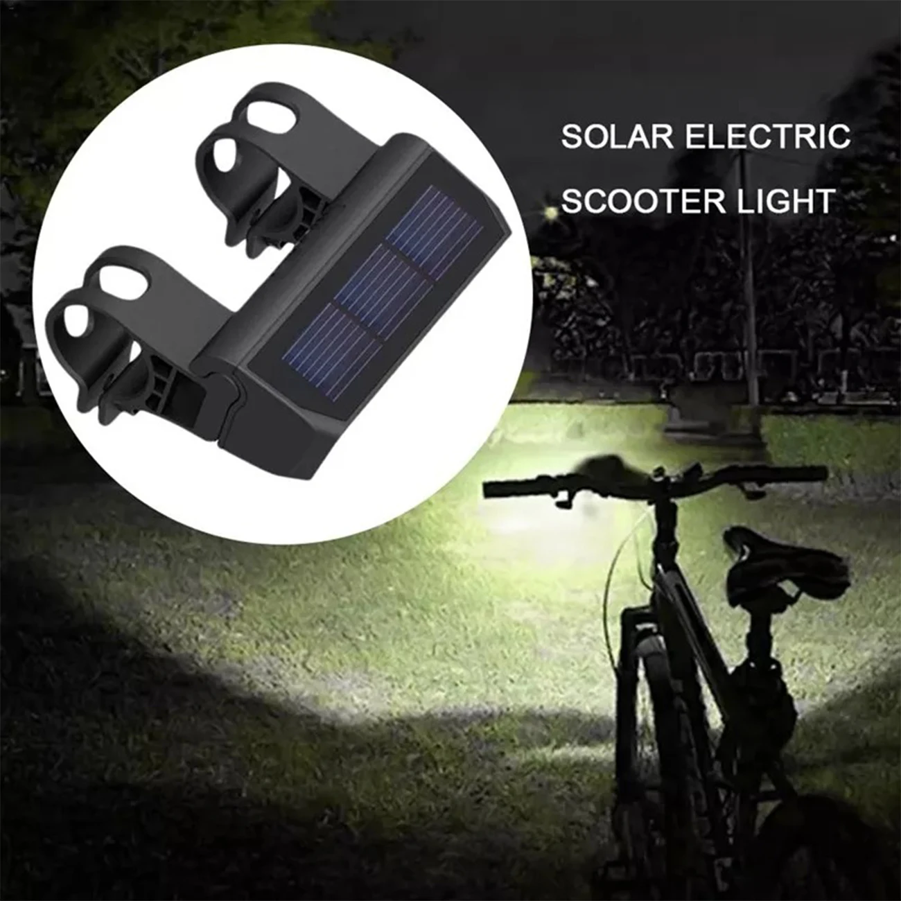 

Bicycle Headlight Smart Solar Headlight Waterproof LED Bicycle Front Light Super Bright for Mountain Bike Electric Scoote