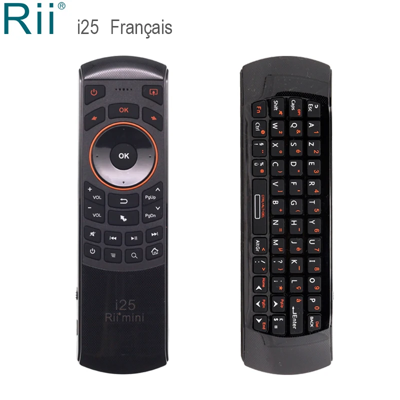 Мини Клавиатура Rii i25 Беспроводная с ИК подсветкой 2 4 ГГц|Клавиатуры| |