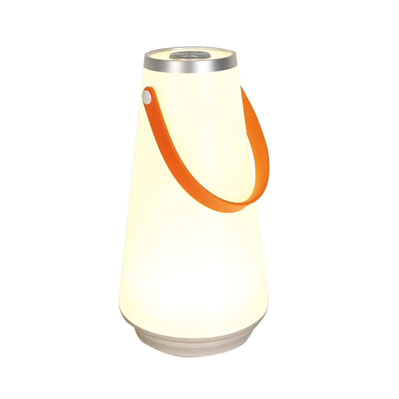 warm white СВЕТОДИОДНЫЙ беспроводной сенсорный умная Ночная Подсветка USB зарядка портативный Открытый Кемпинг лампа для спальни гостиной ванной Освещение - Испускаемый цвет: warm white