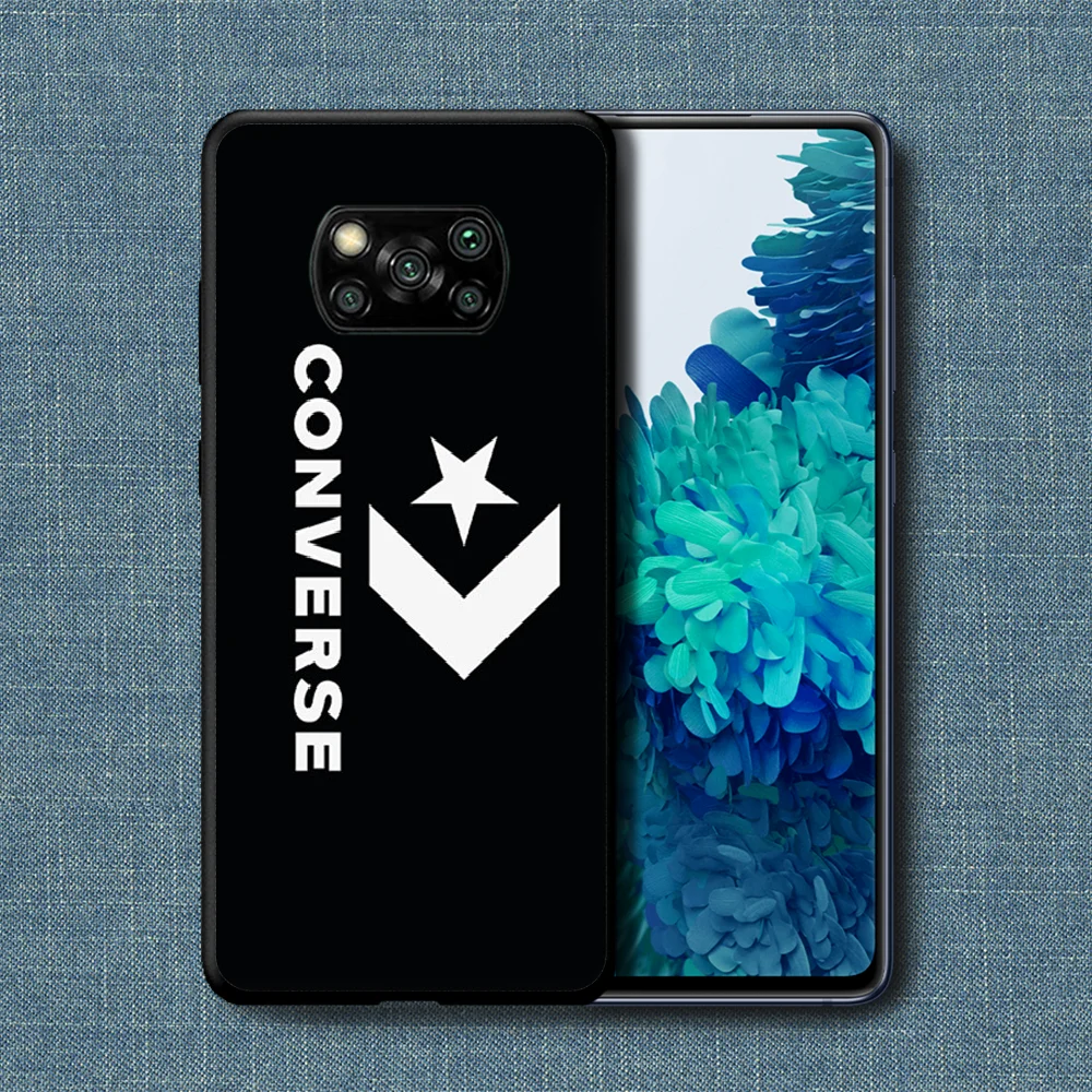 

Conv Trendy Brand Phone Case For Xiaomi Mi Note 10 A3 9 MAX 3 A2 8 9 Lite Pro Ultra black Prime Fashion Cell Luxury Bumper