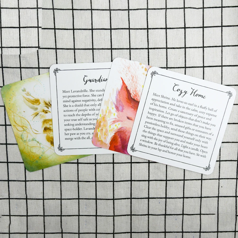 100% английская версия дух кошки Oracle карты палубная карта для настольной