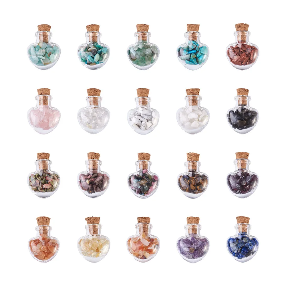 

20 шт./коркор. бусины из драгоценных камней в форме сердца, мини-бусины из камня, бриллианты для ожерелья, подвески, украшения для рукоделия