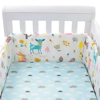 baby crib bumper cotton thicken one piece crib around cushion cot protector pillows newborns room bedding decor room decoration