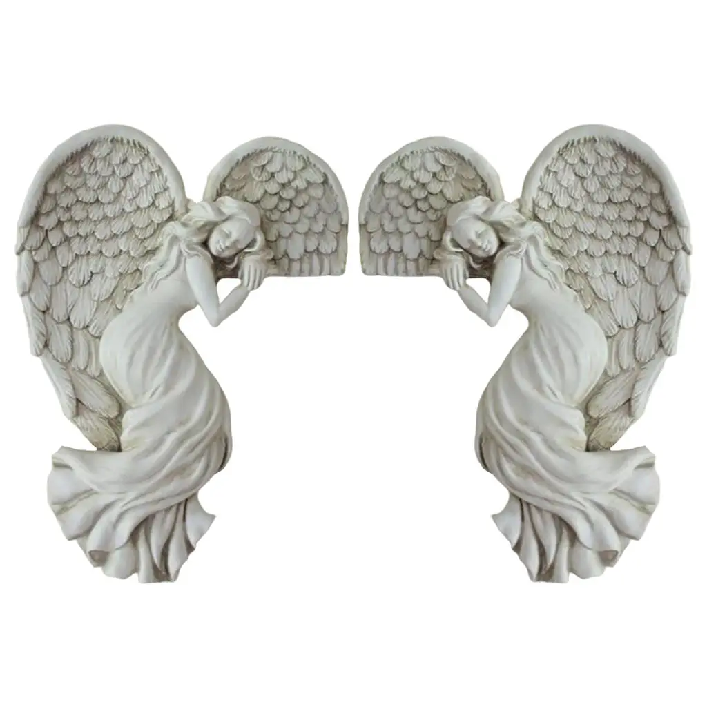 

Angle Napping Statue Cabinet Cherubs Figurines Yard Garden Home Decors