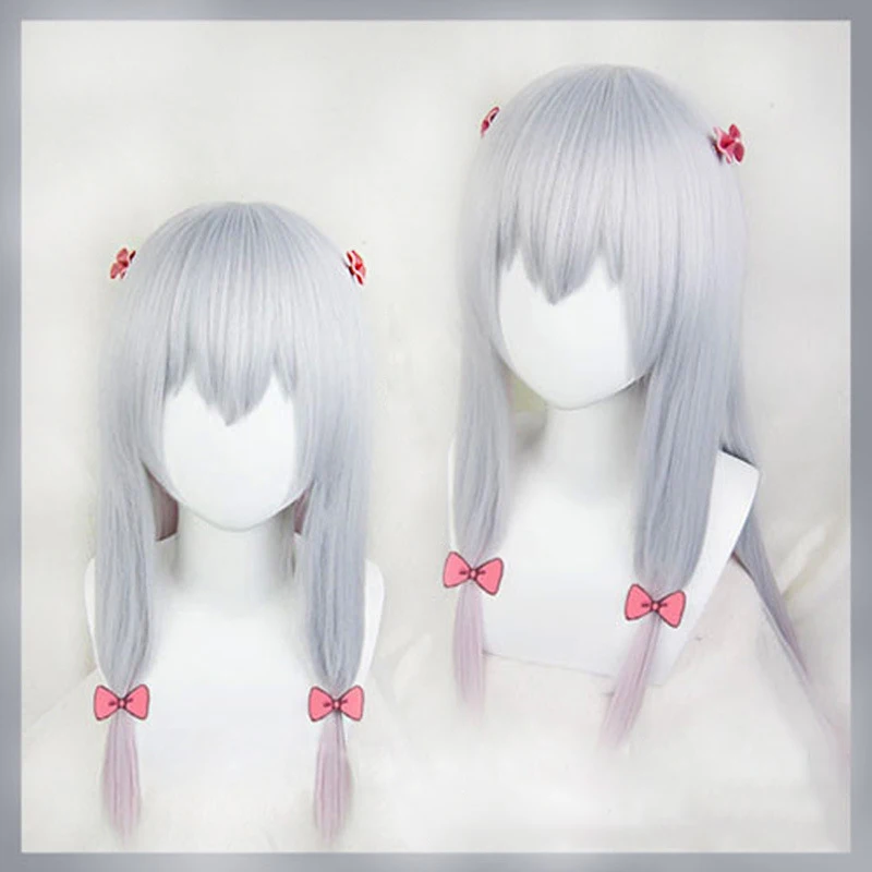 

Anime Eromanga Sensei Izumi Sagiri Cosplay Costume Women Girl Coat Top Jacket Pajama Wig Set Erotic Comic Teacher Costumes