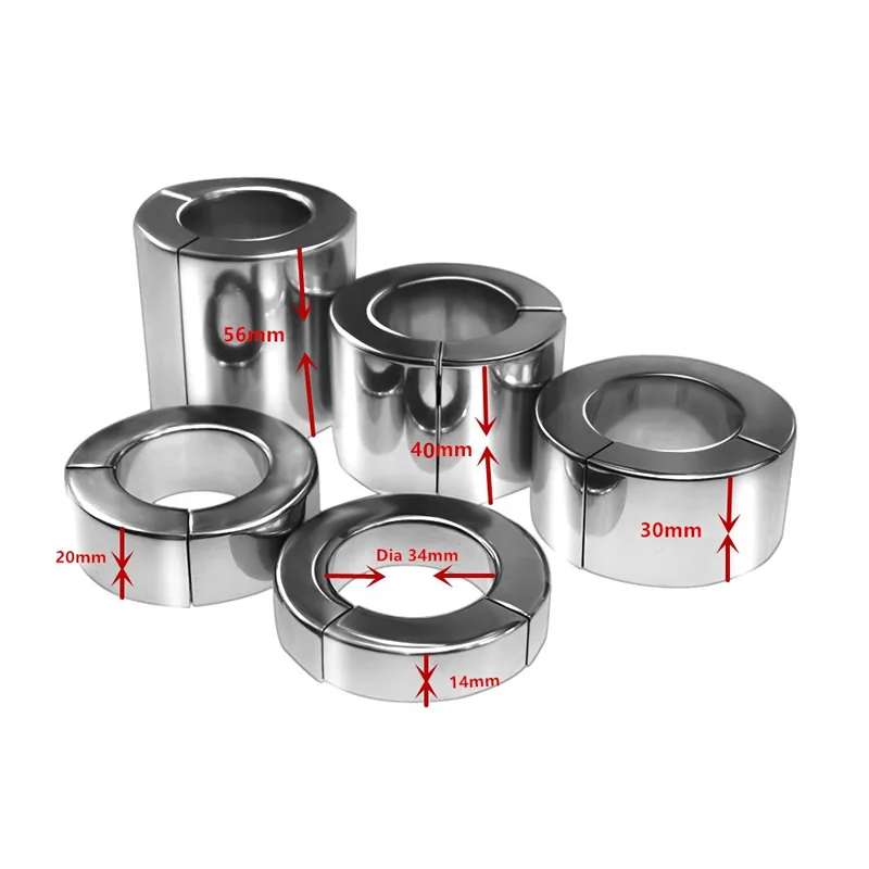 5 Размер сверхмощный магнитный шарик из нержавеющей стали растягиватель мошонки