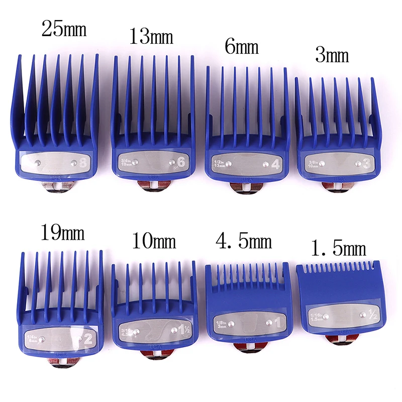 

8 Sizes Guide Comb Sets Hair Trimmer Attachment Clipper Hair Cutting Tool Kit Hairdresser Tool Hair Comb Hair Clipper Limit Comb