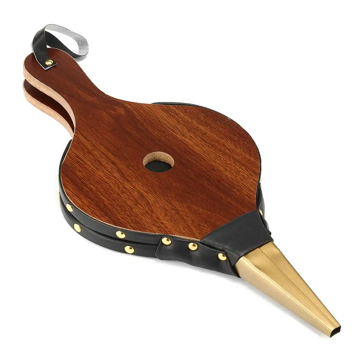 Новый 39*17 см камин деревянные меховые барбекю воздуходувка костра коричневый