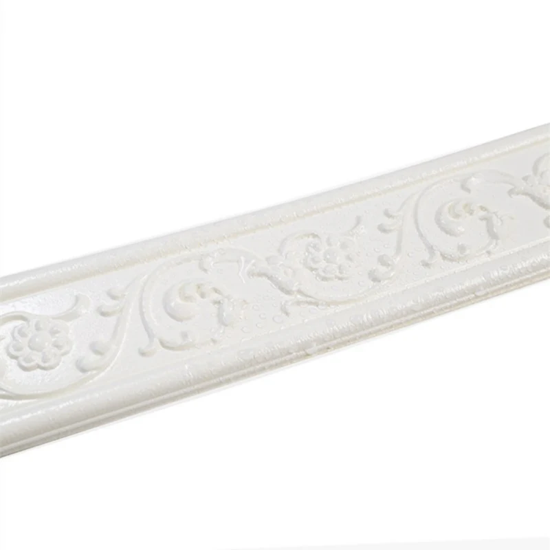 Самоклеящаяся трехмерная настенная клейкая линия талии, водостойкая, розовая, 69 х8 см