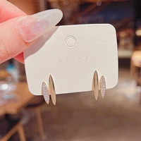 wholesale silver plated asymmetric studs new set earrings eardrops drop shipping gift