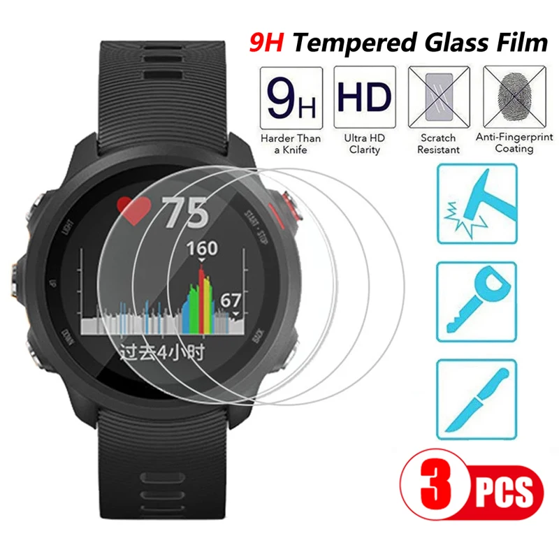 Прозрачная закаленная стеклянная пленка премиум-класса для Garmin Fenix 3 HR защитные
