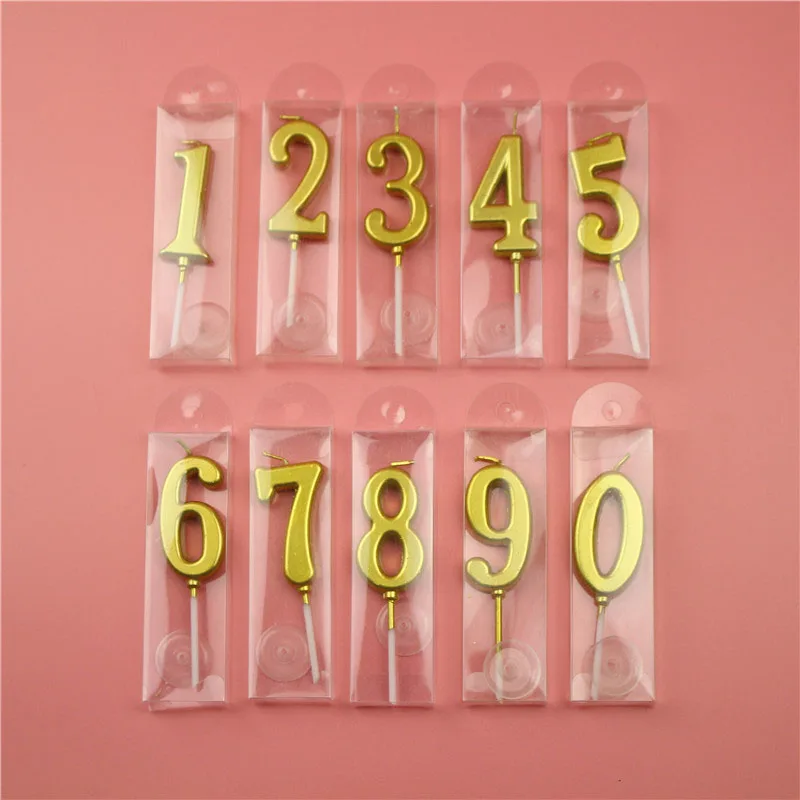 

Champagne Number 0-9 Happy Birthday Cake Candles Topper Decor Party Supplies Decor Candles DIY Home Decor Supplies Number Candle