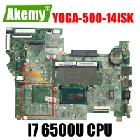 akemy for lenovo yoga 500 14isk flex 3 1480 laptop pc motherboard i7 6500u integrated graphics lt41 skl mb 14292 1 ok