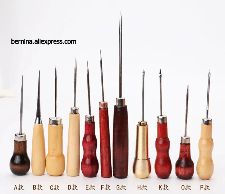 

NEW 11size Leather Craft Cloth Awl Tool Pin Punching Hole Maker Stitching Overstitch Sewing Tools for pfaff juki brother siruba