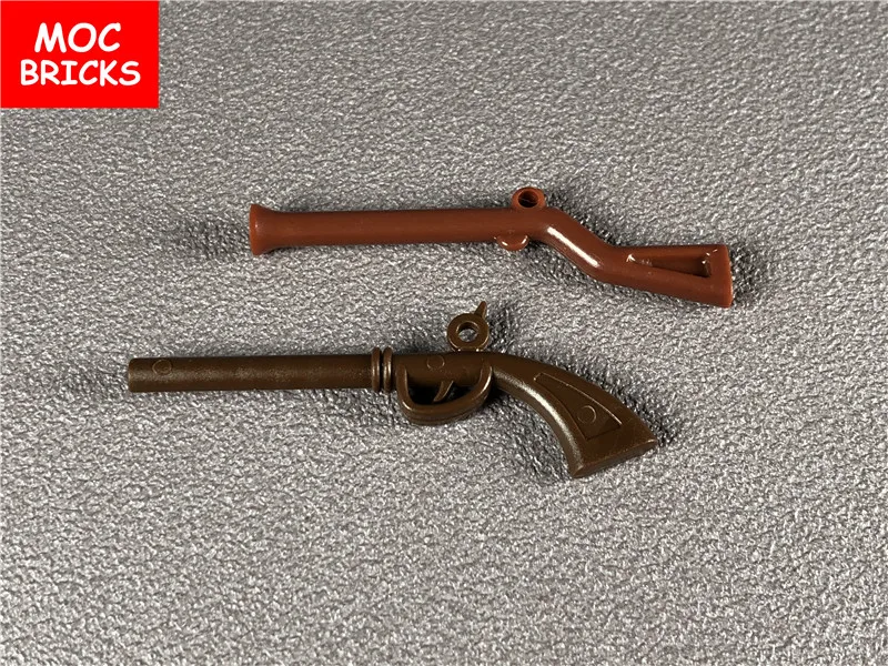 50 шт./лот MOC кирпичи оружие пират флинтлок мушкет имперский 2561 развивающие