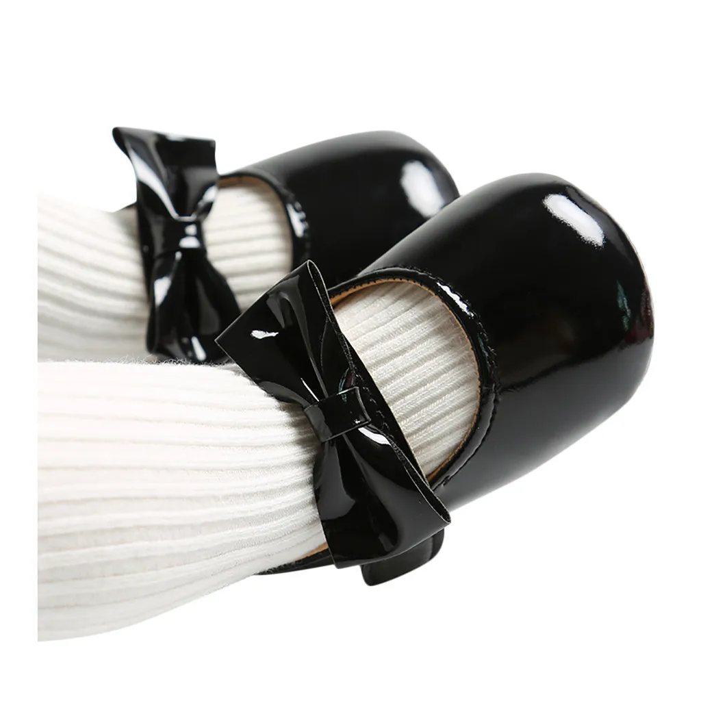 Однотонная нескользящая обувь для новорожденных девочек и мальчиков однотонная